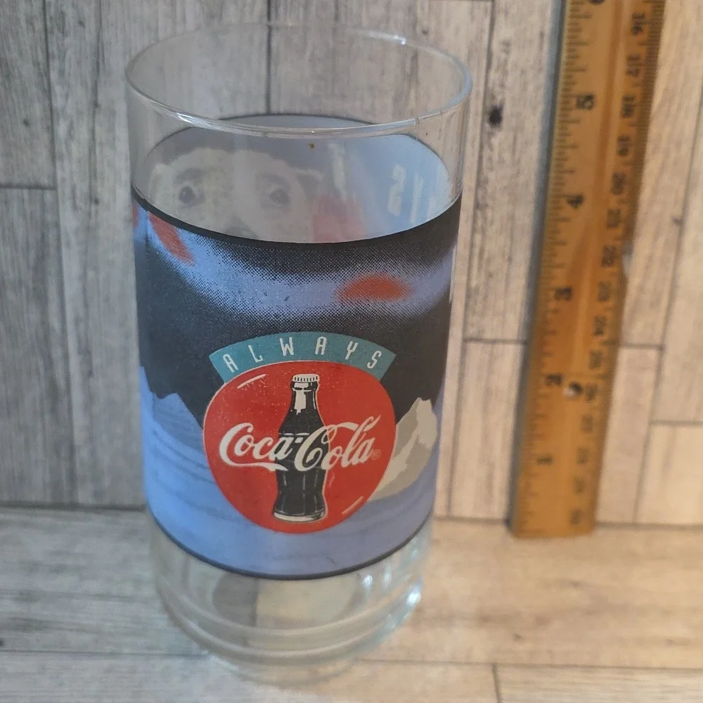 Polar Bear Glass with Coca-Cola Design